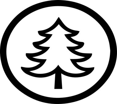 Sanatsal Tartışmayla Kutlama Daveti İçin Temiz Şenlik Ağacı Vektörü