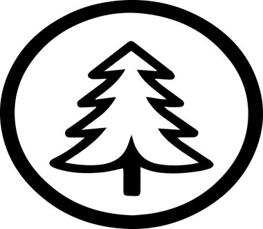 Temiz Çizgili Tebrik Kartı Tasarımı İçin Temiz Tatil Evergreen Ağacı Resimleri