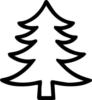 Sanatsal Konferanslı Web Sitesi Afişi için Yaratıcı Çam Ağacı Silüeti