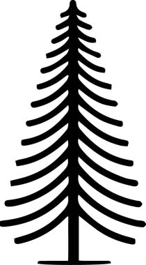 Sanatsal Konferanslı Web Sayfası için Dekoratif Xmas Ağacı Silueti