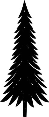 Çizgi Çizimi Olarak Ayrıntılı Noel Ağacı ResimleriName