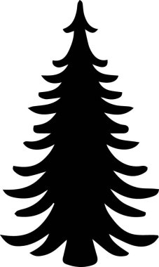 Sanatsal Konferanslı Web Sayfası için Ayrıntılı Tatil Evergreen Tree Vektörü