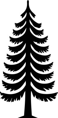 Zarif Evergreen Noel Ağacı Şekli Tatil Teması Sembolü