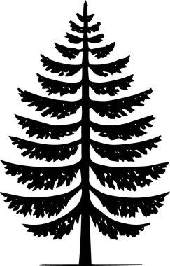 Modern Taslakta Şen Süslü Kış Ağacı Davetiyesi Tasarımı