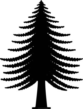 Çizgi Olarak Tatil Posteri için Geometrik Noel Ağacı Çizimi