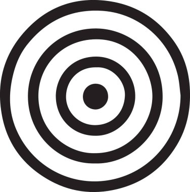 Vektör Sağ Düz Ok Silüet Simgesi Simgesi