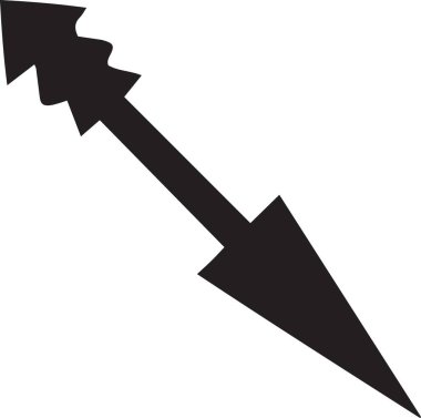 Navigasyon İşaretleyici Ok Silüet Simgesi Simgesi