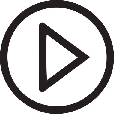 Sağ Sembol Ok Silueti Simgesi Simgesi