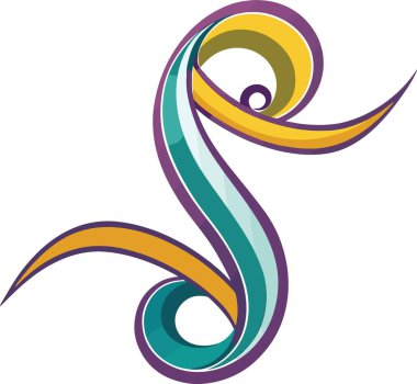 Akan Kurdele Girdap Dekoratif Deseni