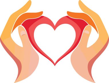 Sevgi ellerini koruyorum. Titreyen kırmızı bir kalp sembolünü nazikçe kucaklıyorum.