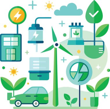 Daha yeşil bir gelecek için sürdürülebilir enerji kaynakları ve çevre dostu teknolojiler.