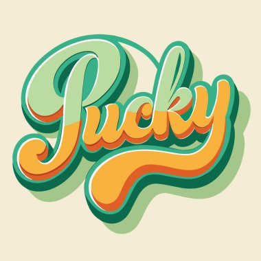 Canlı bir geçmişe dönük grafik tasarımı. Yeşil turuncu tonlarda 