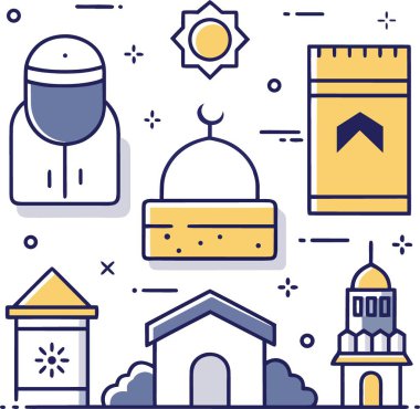 Cami halıları ve geleneksel mimari özellikler gibi basit minimalist tasarım unsurları