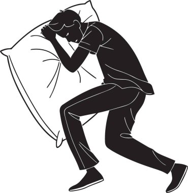 Düşen grafikler ve oklarla bir borsa çöküşünü, mali çöküşü veya ekonomik krizi temsil eden siluet.