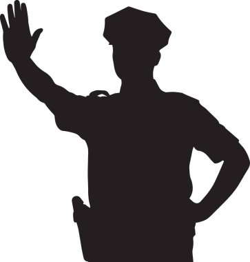 Yığılmış kutuları taşıyan bir adamın vektör silueti, teslimat servisini temsil eden, nakliye, nakliye ve lojistik