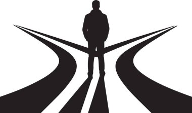 Yaratıcı ve sanatsal projeler için ideal, dinamik açısal tasarımı olan soyut yıldız şekilli bir figürün siyah siluet vektörü