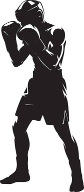 Bir hip hop dansçısının vektör silueti veya break dansçı, müzik dansı ve şehir kültürü tasarımları için ideal dinamik bir hareket sergiliyor.