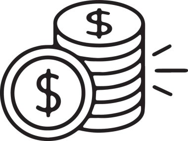 Birikmiş servet ve sermayeyi temsil eden para yığınları