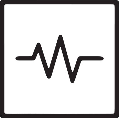 Veri sunan çerçeveli bir kutunun içinde durağan kalp atış hızı grafiği