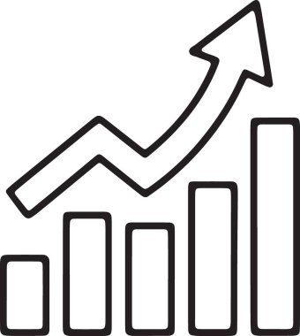 Büyüme Oku Çizelgesini Yükseltme İşletme Performansı Simgesi