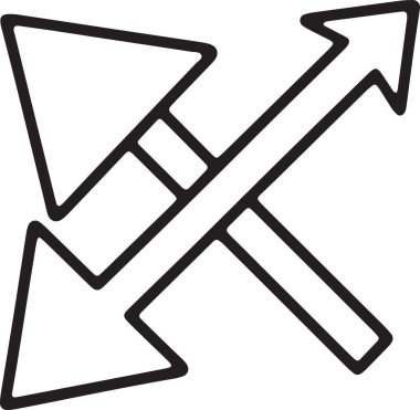 Çoklu Büyüyen Oklar Finansal Simgesi