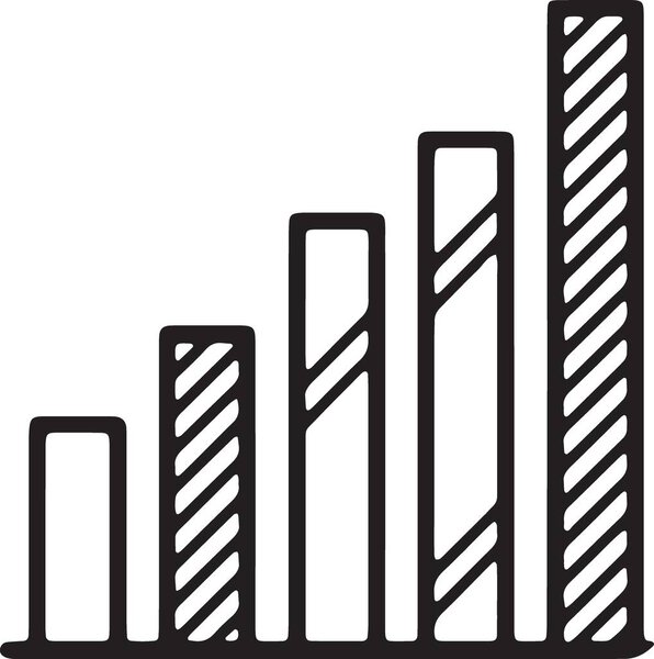Growth Bar Chart Increasing Columns Finance Icon