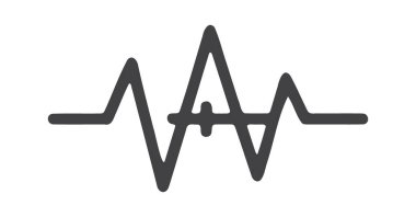 Piyasa verilerinde ve ticarette kısa vadeli dalgalanmaları temsil eden uçucu nabız çizgisi