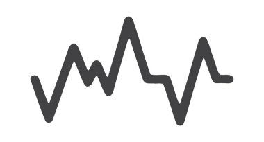 Düzensiz tepe ve vadilerle yüksek uçuculuk nabız grafiği