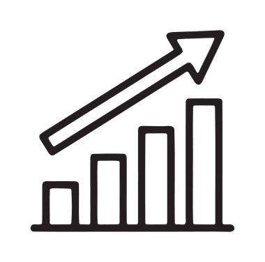 Business bar chart showing consistent upward growth trend