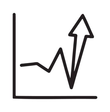 Piyasa verilerini temsil eden yüksek frekanslı zigzag grafik çizgisi