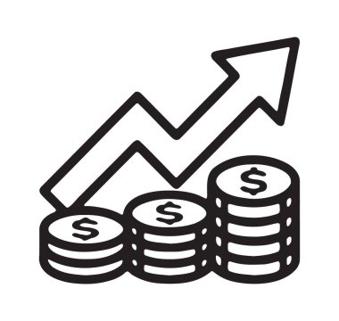 Dolar paralarının üzerindeki zikzak okları kazancı gösteriyor