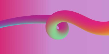 Soyut dalga arkaplanı. 3D illüstrasyon, 3D canlandırma.