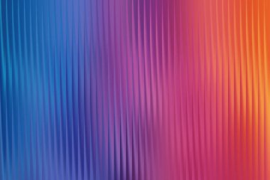 Dikey Çizgiler ve Işık Kırılma Dokusuyla Canlı Neon Gradyan Soyut Arkaplanı