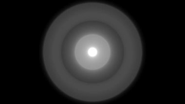 10 'dan 1' e Geri Sayım Numarası Yumuşak Bulanık Gradyan ve Siyah Arkaplan Derinliğinde Radyal Işık Tüneli