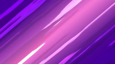 Soyut mor köşegen ışık modern video tasarımı için pürüzsüz parlak çizgilerle hareket arkaplanını çizer