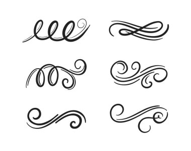 Süslü çerçeve elemanları. Vintage ve telkari dekorasyonu. Süsleme çerçeveleri ve kaydırma swirls elemanı.