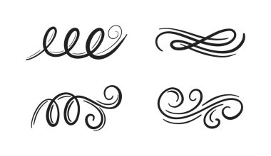 Süslü çerçeve elemanları. Vintage ve telkari dekorasyonu. Süsleme çerçeveleri ve kaydırma swirls elemanı.