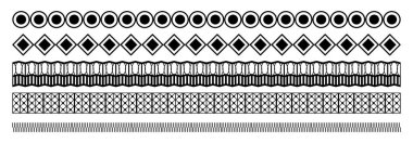 Decorative ornaments collection art vintage