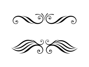 Zarif dekoratif kenarlar çerçeveleri