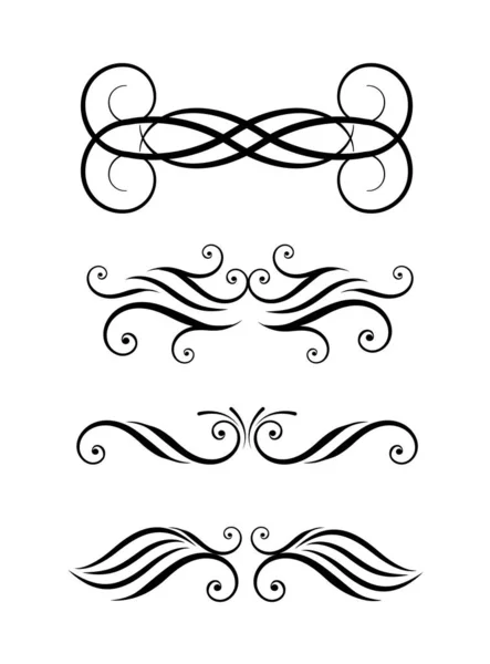 Zarif dekoratif kenarlar çerçeveleri