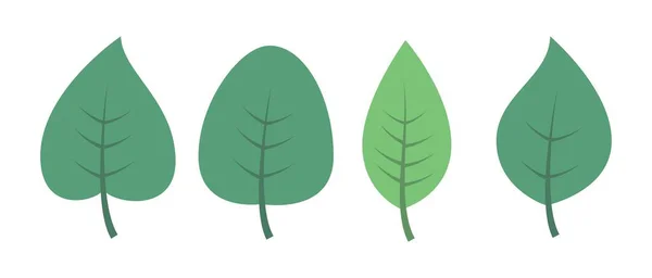 Beyaz zemin üzerine yeşil yaprakların ayarla