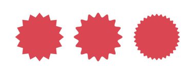 Yıldız şekilli çıkartma vektörünü ayarla