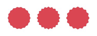 Yıldız şekilli çıkartma vektörünü ayarla