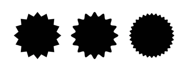 Yıldız şekilli çıkartma vektörünü ayarla
