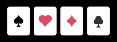 kupa ve maça ile kağıt oynamak