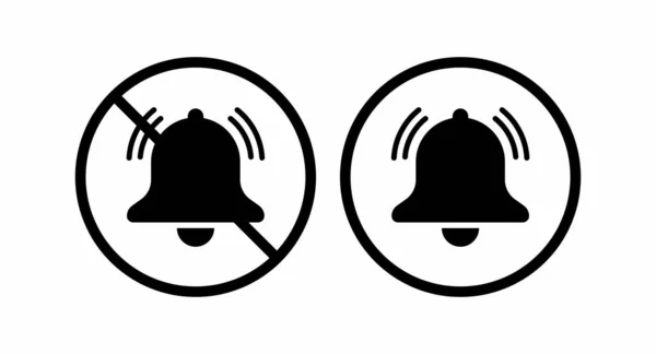 Bildirimler Çember Çanı Simgesi Beyaz Arkaplanda Vektör