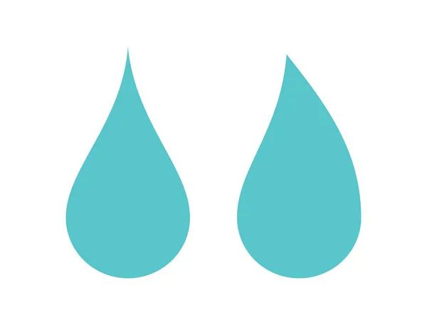 su damlaları vektör simgelerini ayarla