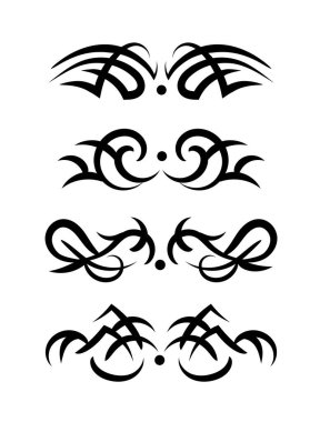 Yumuşak kabile dövme koleksiyonu