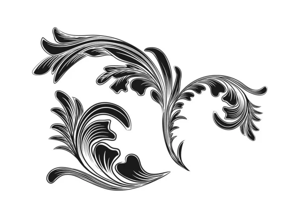 Ornament designs collection on black colour