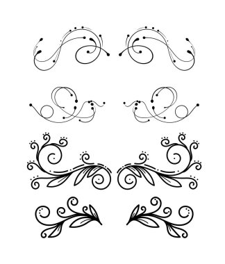 El çizimi düğün albümü süslemeleri